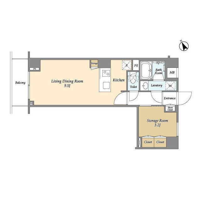 ディームス初台Ⅱ 間取り