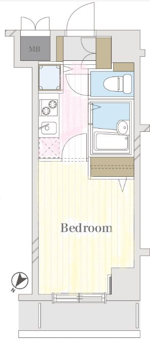 トーシンフェニックス初台弐番館  間取り