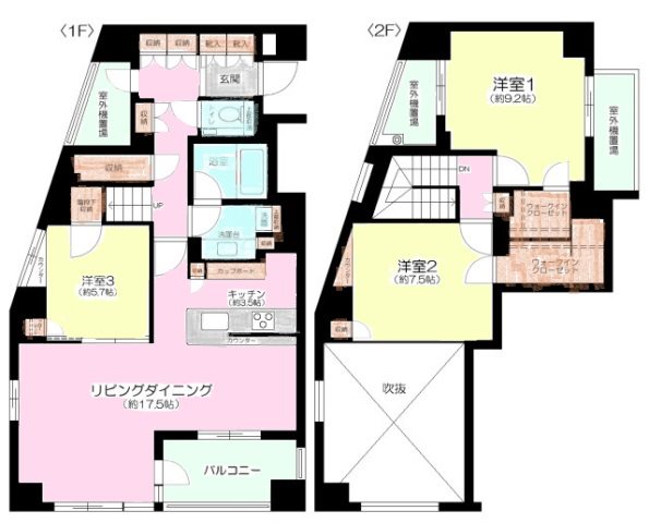 クラッシィハウス浜田山  間取り図