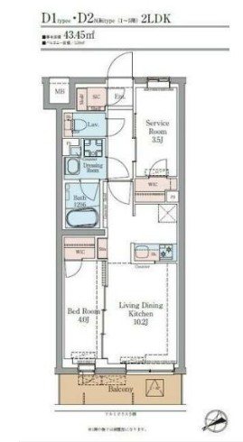 LUMINOUSつつじヶ丘（ルミノス） 間取り