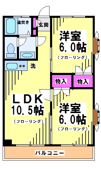 アーバニティつつじヶ丘 間取り