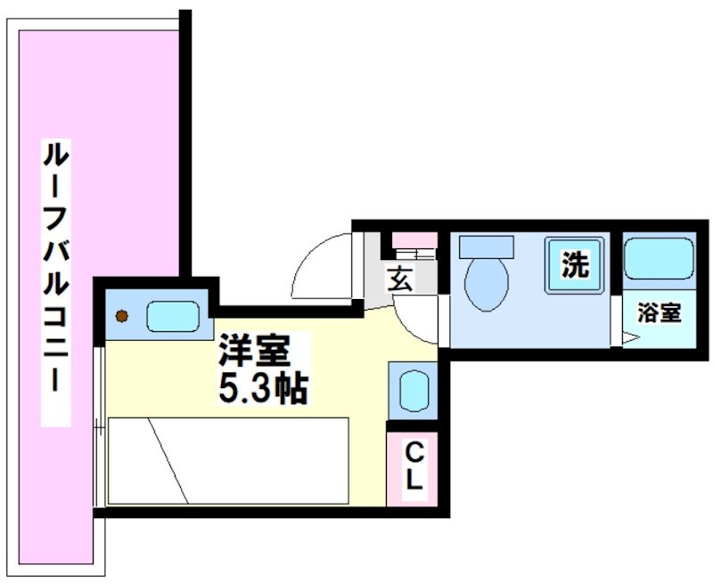 MG　LUXURY　SASAZUKA 間取り