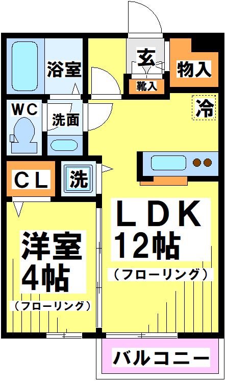 ラテール ブリエ 200号室 間取り