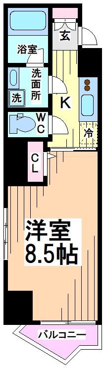 ZOOM渋谷笹塚 間取り