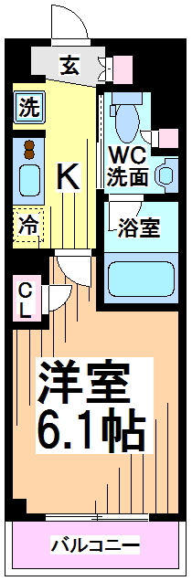 プライマル方南町 間取り