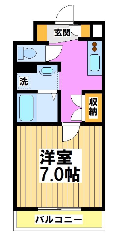 キングスコート  間取り