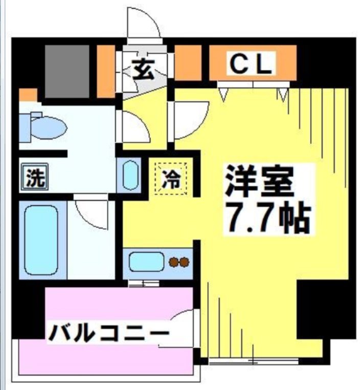 アレズ調布アヴェニュー 502号室 間取り