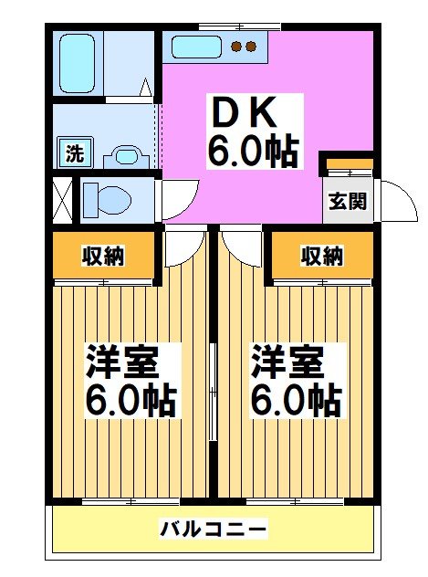 リバーサイド菊野台 間取り