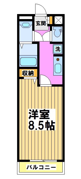 FRAGRANCE SENGAWA（フレグランス仙川） 間取り