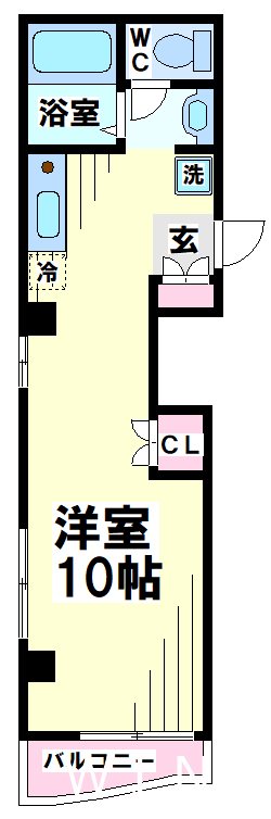 ハルプトュール幡ヶ谷 間取り