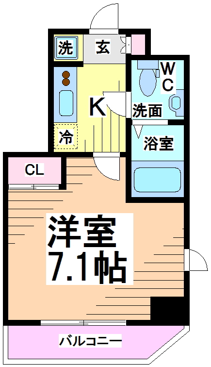 ガーラ・シティ渋谷幡ヶ谷　 間取り