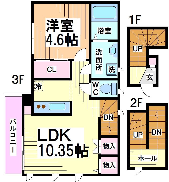 アークデュオ 間取り