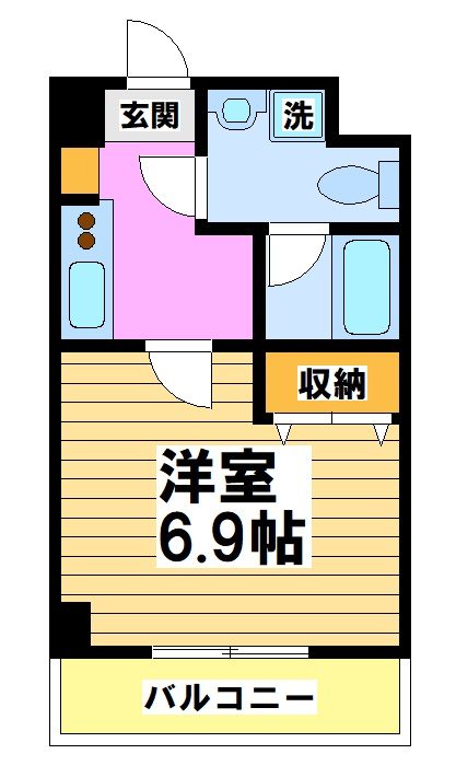 ウィステリア仙川Ⅱ 110号室 間取り