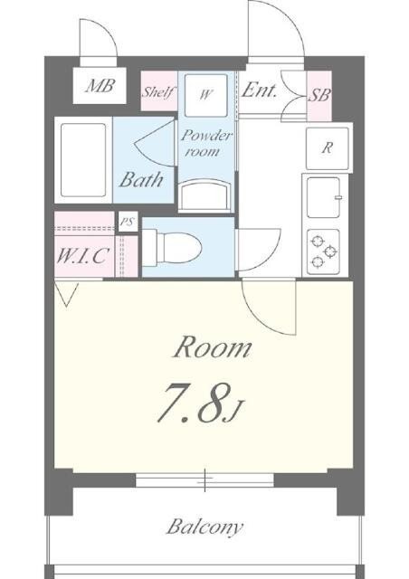 クレセント馬部（バベ） 間取り
