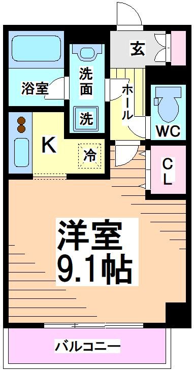 ガーデン杉並方南 間取り