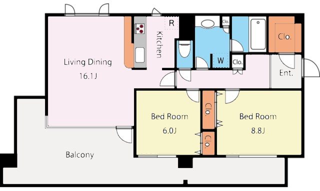 ガーデン杉並方南　 間取り