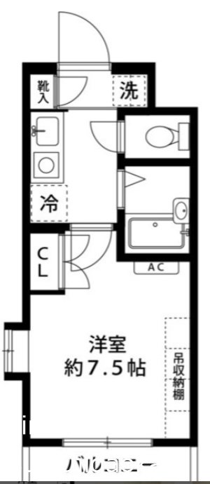 ルイーネ調布  313号室 間取り