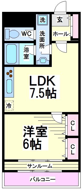 リッツ幡ヶ谷 間取り
