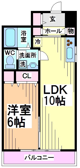 リッツ幡ヶ谷 間取り