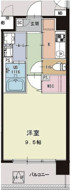 DUALEA(デュアリア) 303号室 間取り