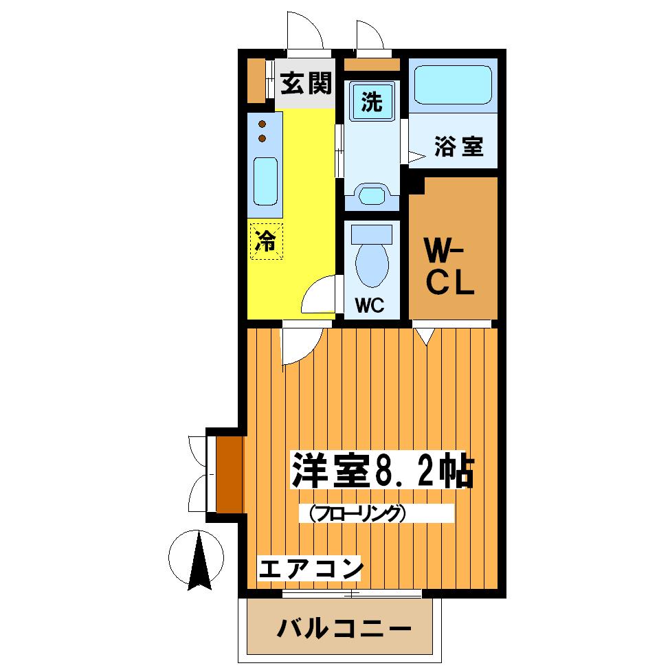 センチュリーガーデン 203号室 間取り