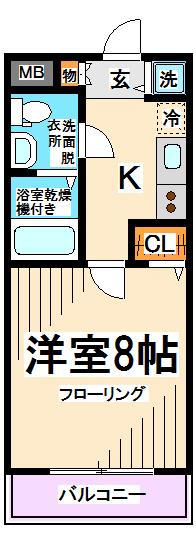 ステージファースト赤堤  間取り