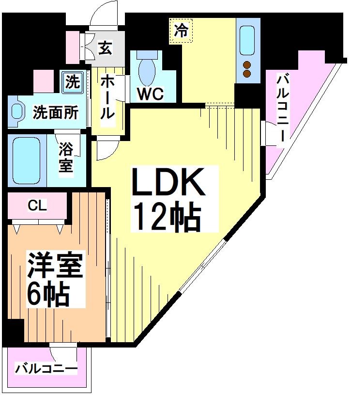ドゥーエ幡ヶ谷 間取り