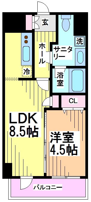 ドゥーエ幡ヶ谷　 間取り