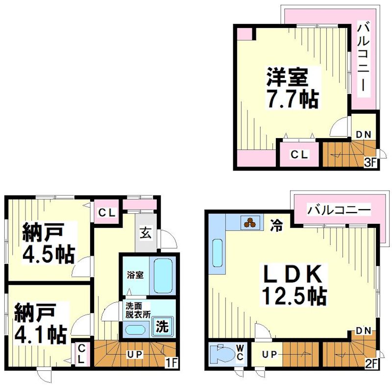kolet幡ヶ谷  間取り
