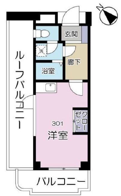 ハイムM＆S成城北 301号室 間取り