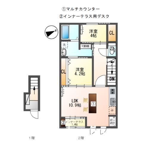 C'est chouette（セシュエット） 間取り