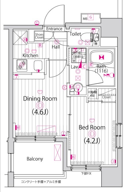 ガーラ・アヴェニュー調布 間取り