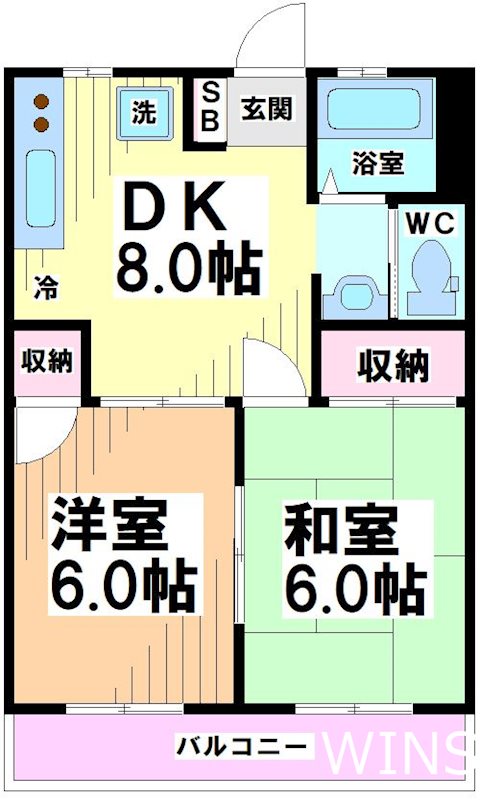 メゾン方南 間取り