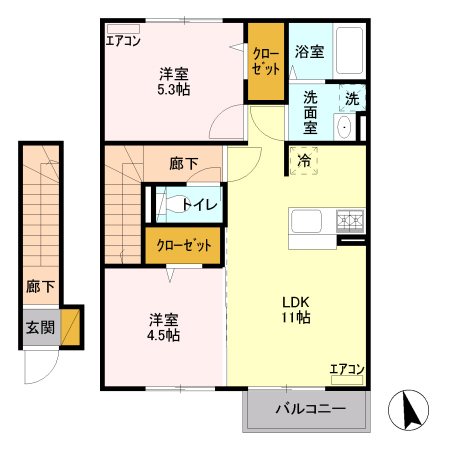 アケボノⅡ 間取り