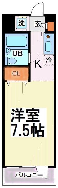 レークファー笹塚 間取り