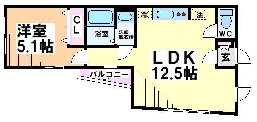 ボウ　ベルズ　ハウス笹塚 間取り
