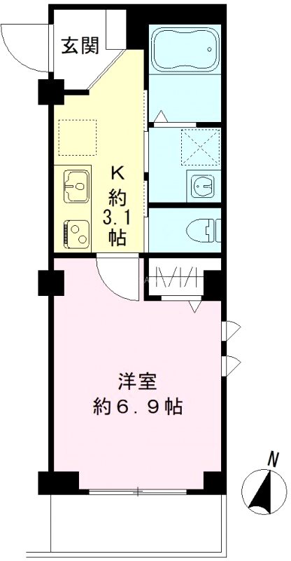グランジャルダン明大前 間取り