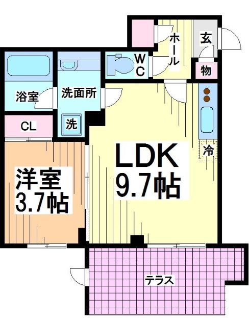 ファレール笹塚 間取り