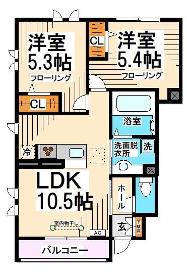 ピエールドゥ　ヴィラ  間取り