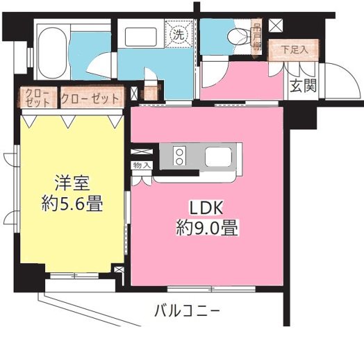 クリオ渋谷ラ・モード 間取り