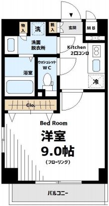 【Hiver（イヴェール）】 間取り