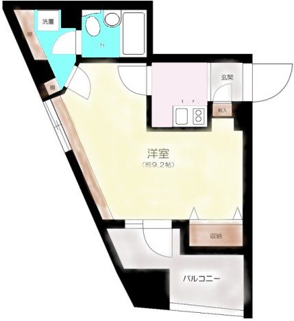 日神デュオステージ笹塚西館 間取り