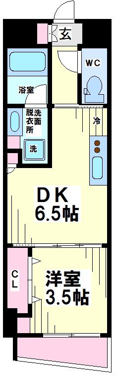 ZOOM渋谷笹塚Second  間取り