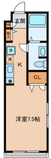 リレントヒルズ 208号室 間取り