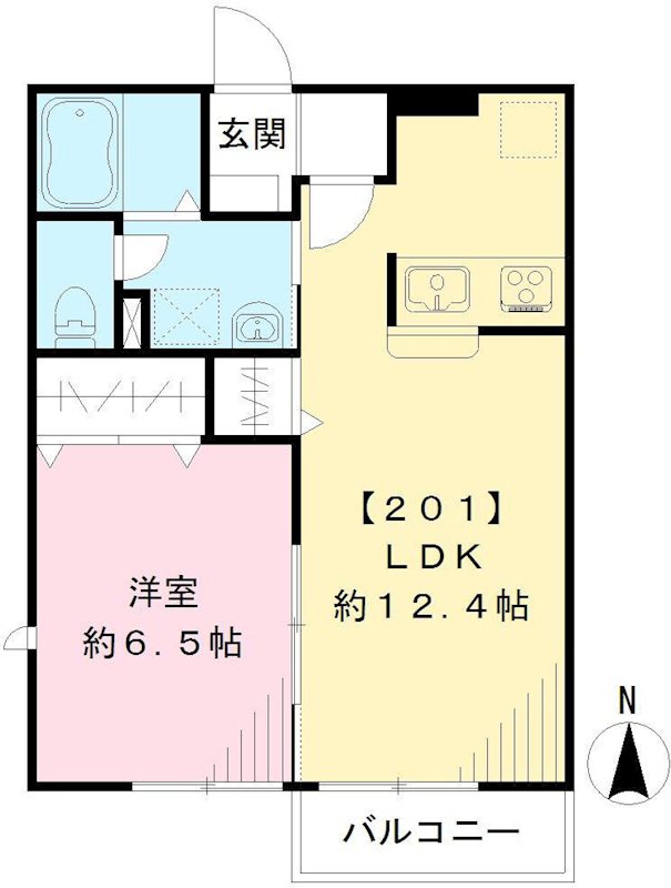 エルメゾン　ソレイユ 間取り