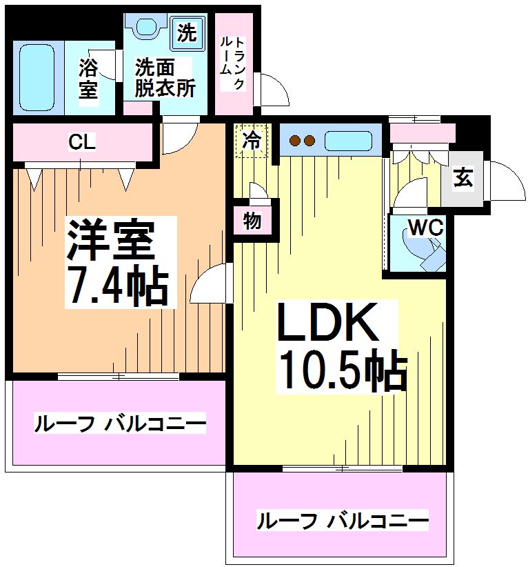 アボリアスハウス笹塚　 間取り