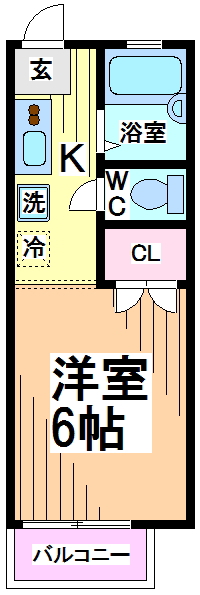 サンハイツ三枝 間取り