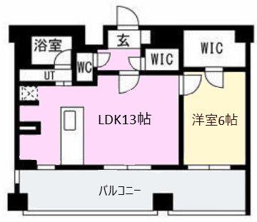 スパシエ幡ヶ谷 間取り