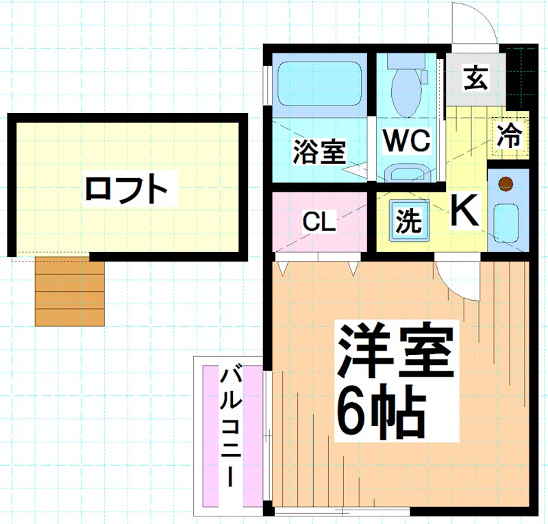 コーポランセ笹塚 間取り