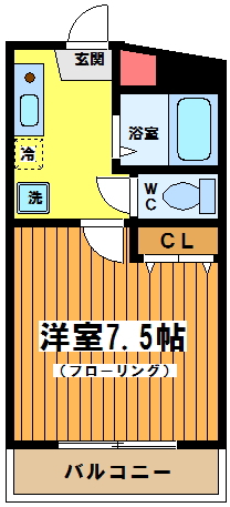 シャトル聖つつじヶ丘 間取り